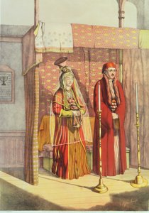 A Jewish Marriage, engraved by Charles Parsons by H.J. van Lennep